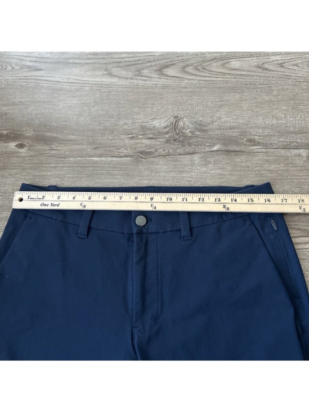 Lululemon Commission Slim Tapered Fit Pant Navy Mens Actual 32x26 - Picture 6 of 15